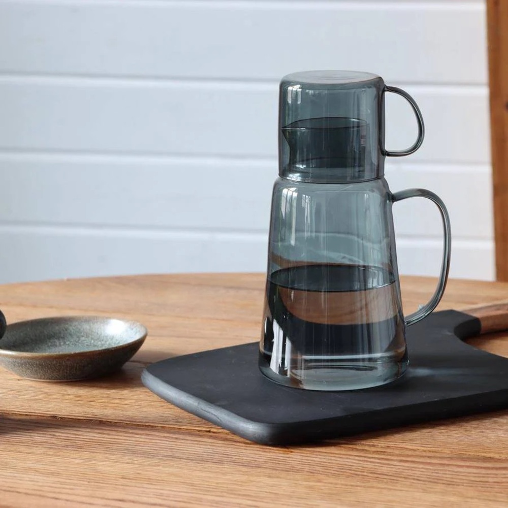 Smokey Mountain Carafe with Glass Cup